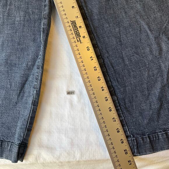 Coldwater Creek Women Capri Jeans size W18 Blue Mid Rise Stretch - Picture 4 of 11